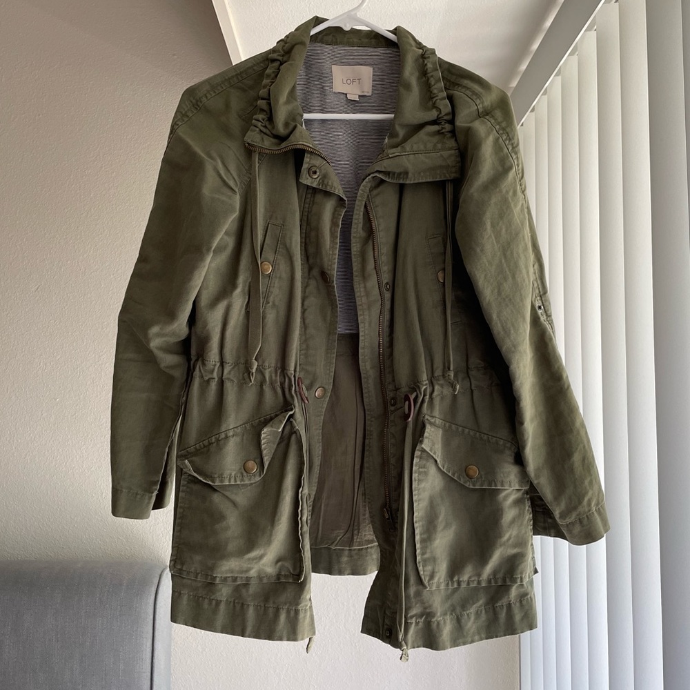 LOFT Army Green Jacket